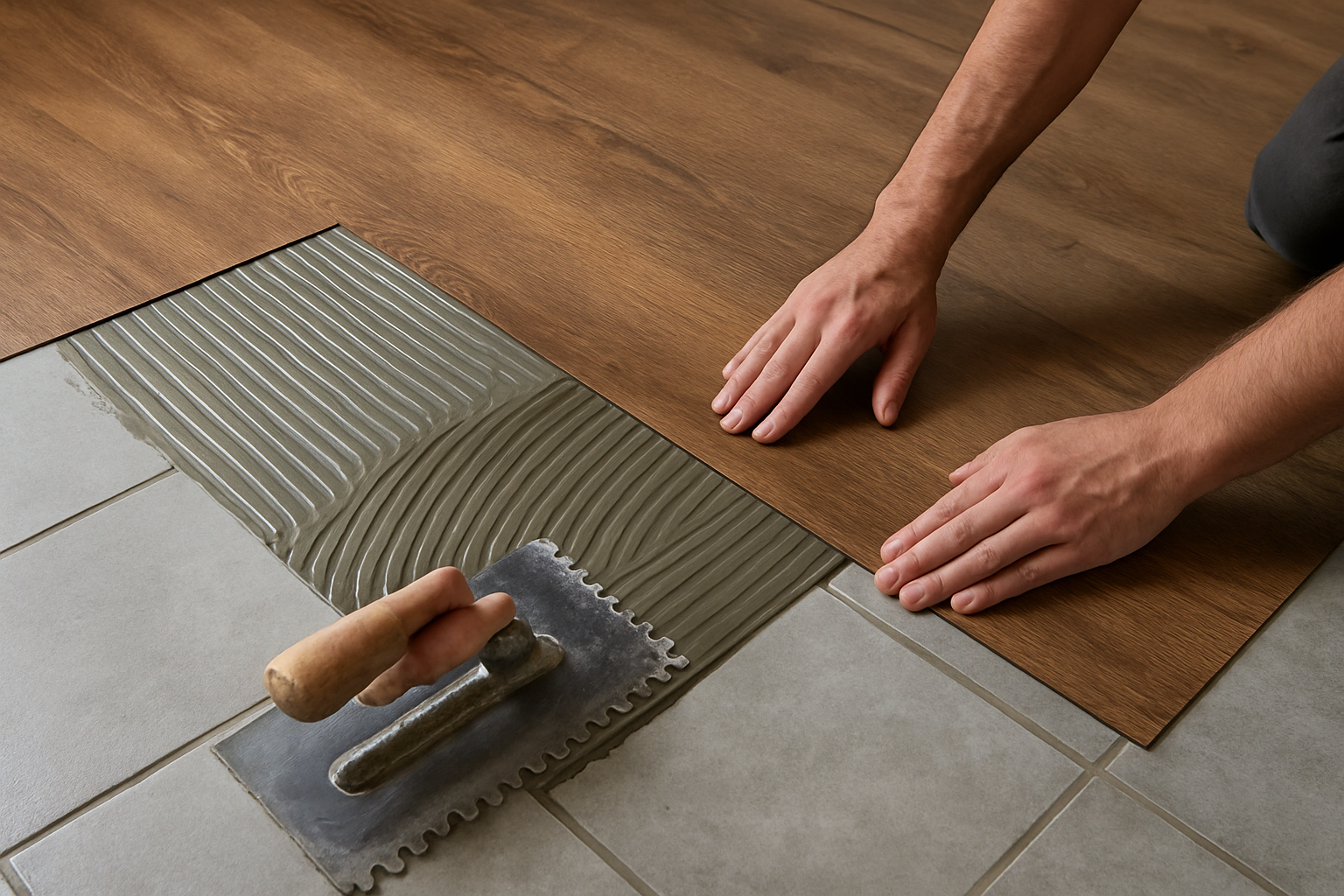 É Possível Aplicar Piso Vinílico Colado Sobre Cerâmica? Descubra o Que é Permitido e Seguro