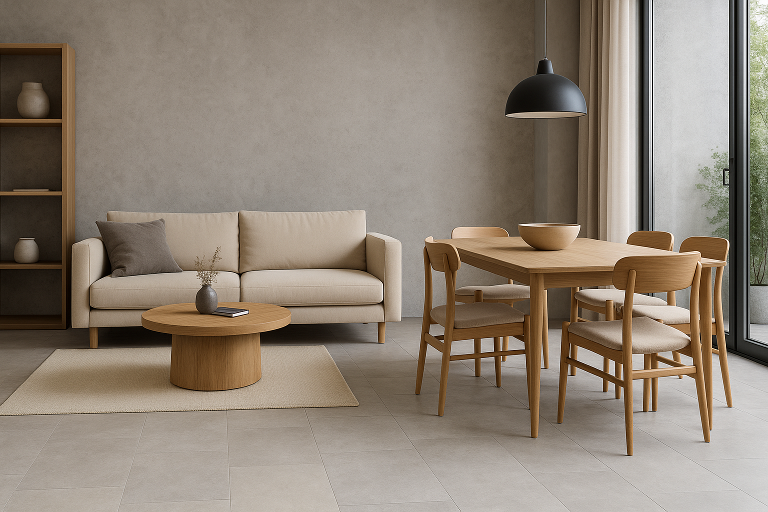 Piso Vinílico SPC Click Imitando Concreto Aparente: Estilo Industrial com Praticidade