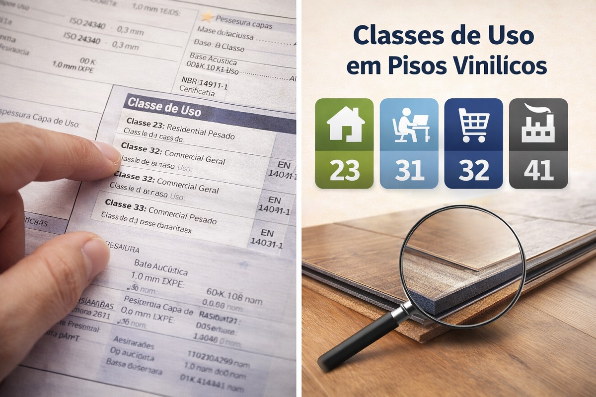 O que são Classes de Uso em Pisos Vinílicos e Como Interpretar as Fichas Técnicas