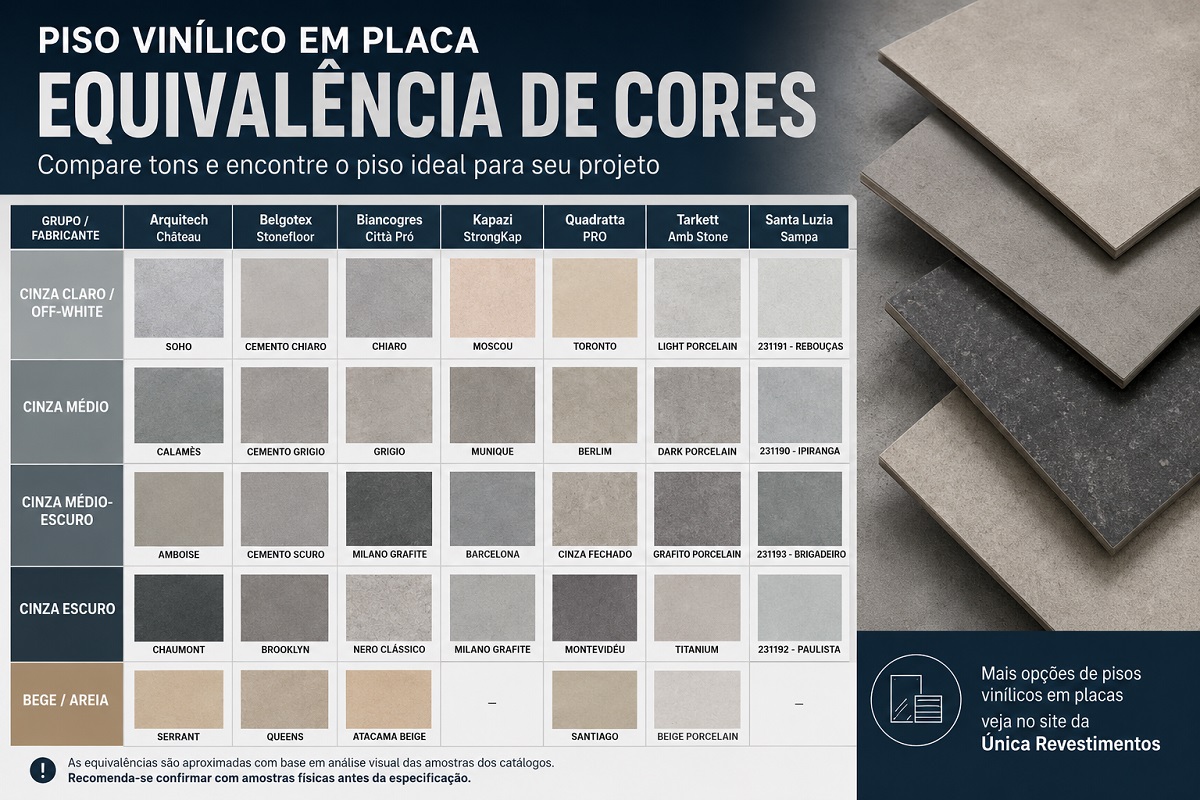 Piso Vinílico em Placa: Ambienta Stone ou Città Pro? Compare as Principais Opções do Mercado